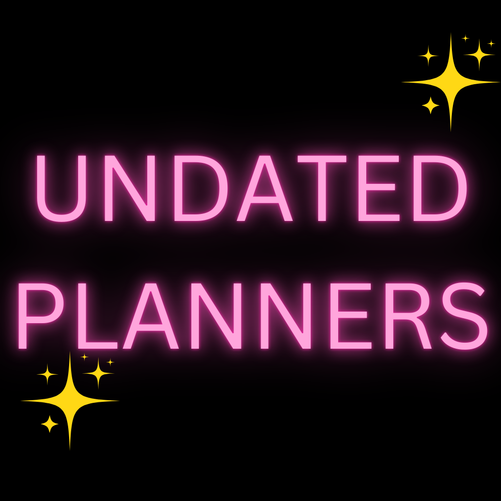 Undated Planners