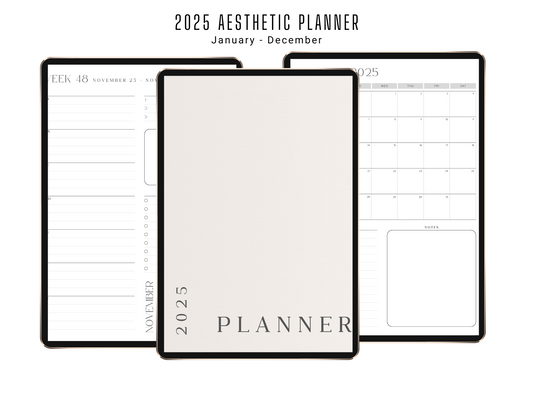 2025 Aesthetic Digital Planner